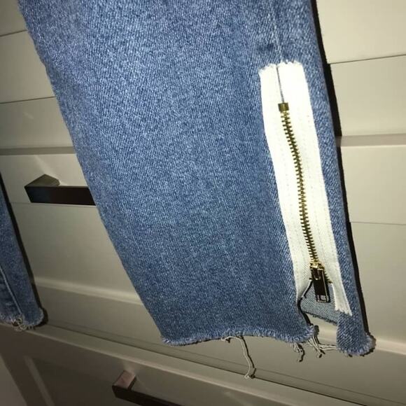 FRAME DENIM Le High Straight Zip Jeans Allowell 26 - Picture 5 of 7